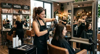 Friseur im Salon